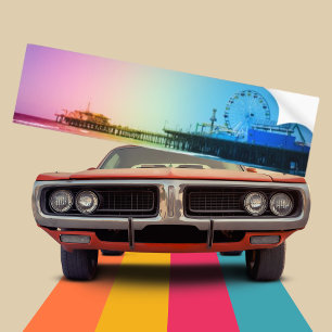 Adesivo Para Carro Papais noeis Mônica Pier Colores Arco-íris