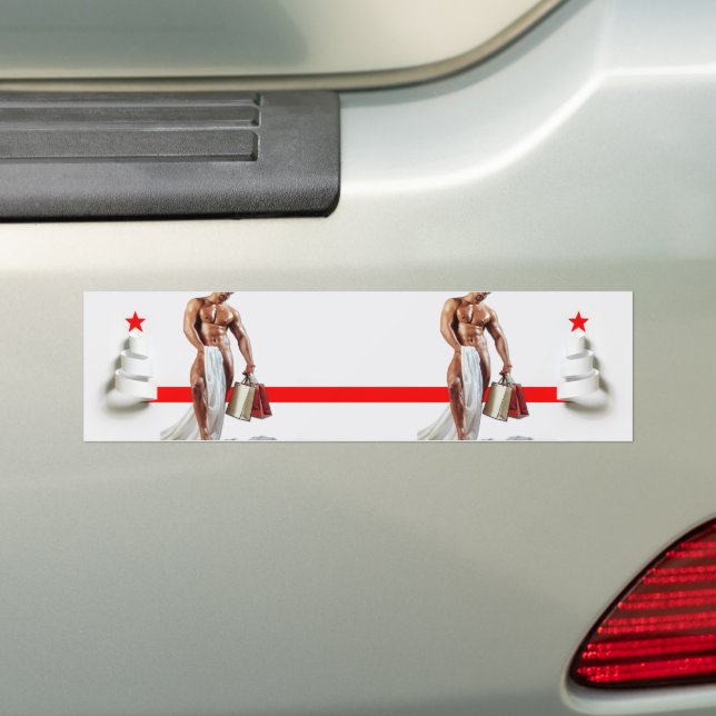 Adesivo Para Carro Papel espiral branco do Natal de SlipperyJoe (No carro)