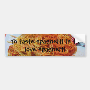 Adesivo Para Carro Para Amar O Espaghetti