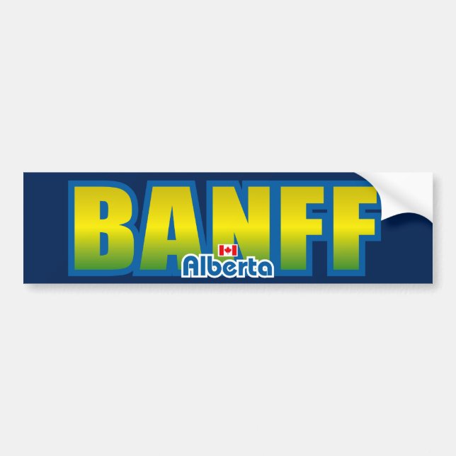 Adesivo Para Carro Pára-choque de Banff (Frente)