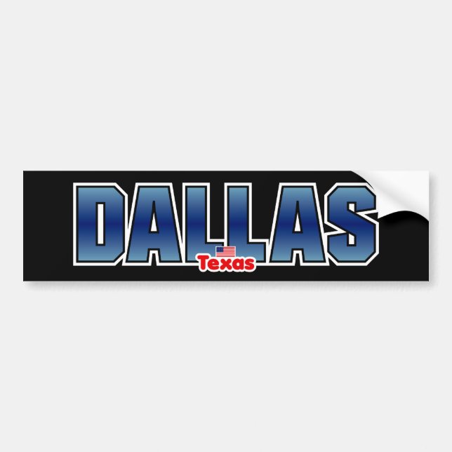 Adesivo Para Carro Pára-choque de Dallas (Frente)