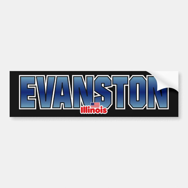 Adesivo Para Carro Pára-choque de Evanston (Frente)