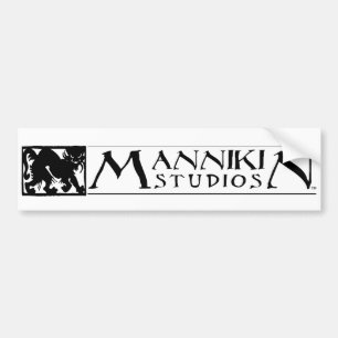 Adesivo Para Carro Pára-choque do logotipo dos estúdios de Mannikin