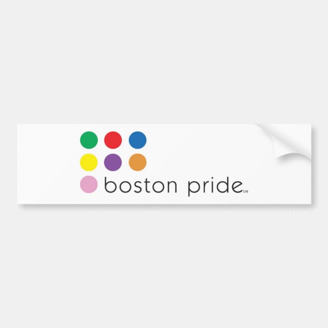 Adesivo Para Carro Pára-choque do orgulho de Boston (Frente)