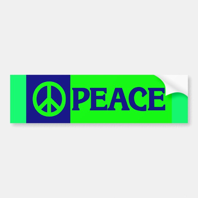 Adesivo Para Carro PÁRA-CHOQUE peace3 (Frente)