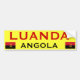 Adesivo Para Carro Pára-choque Sticker* de ANGOLA - de Luanda (Frente)