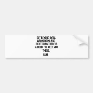 Adesivo Para Carro Para fora além das ideias… Rumi
