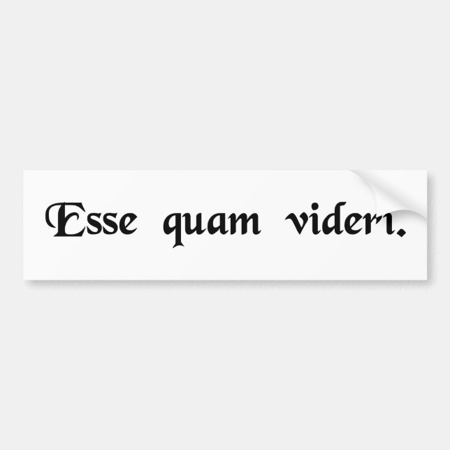 Adesivo Para Carro Para ser, preferencialmente do que para parecer (Frente)