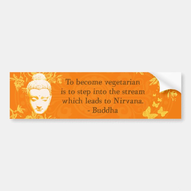 Adesivo Para Carro Para transformar-se vegetariano… (Frente)