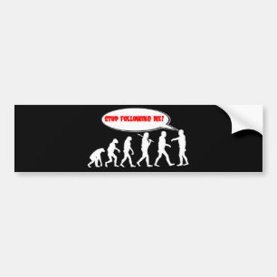 Adesivo Para Carro Parada da evolução/criação que segue me