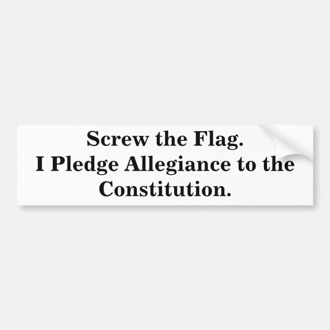 Adesivo Para Carro Parafuse a bandeira (Frente)