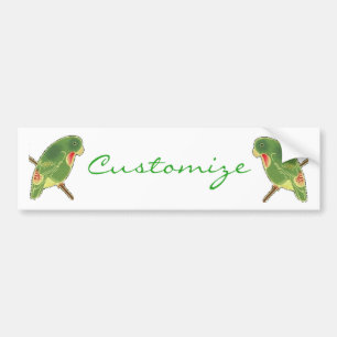 Adesivo Para Carro Parakeet verde tropical Thunder_Cove