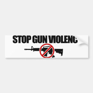 Adesivo Para Carro Pare a violência armada AGORA!