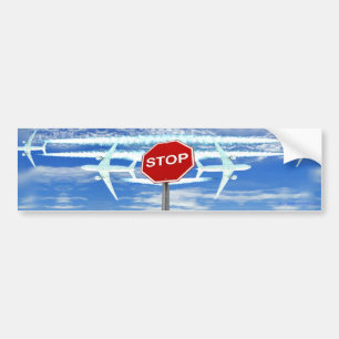 Adesivo Para Carro Pare Chemtrails