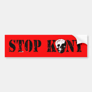 Adesivo Para Carro Pare Kony