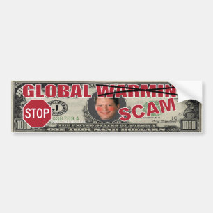 ADESIVO PARA CARRO PARE O AQUECIMENTO GLOBAL SCAM