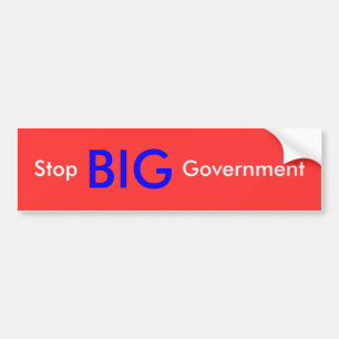 Adesivo Para Carro Pare o governo GRANDE