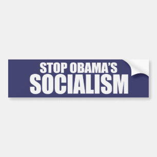 Adesivo Para Carro PARE o SOCIALISMO Bumpersticker de OBAMA