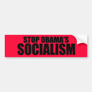 ADESIVO PARA CARRO PARE O SOCIALISMO DE OBAMA