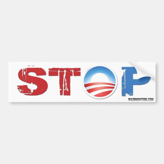Adesivo Para Carro Pare Obama 2012 (Frente)