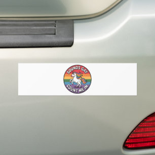 Adesivo Para Carro Parece Gay Me Inclua Unicórnio Bandeira Arco-Íris
