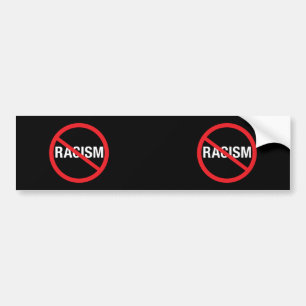 Adesivo Para Carro Parem com o racismo