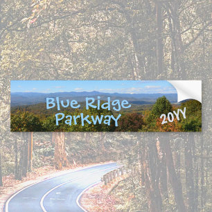 Adesivo Para Carro Parkway Blue Ridge com fotografia de ano