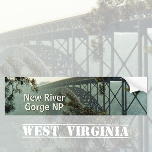 Adesivo Para Carro Parque Nacional da New River Gorge