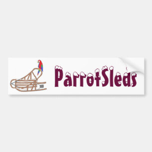 Adesivo Para Carro ParrotSleds - autocolante no vidro traseiro