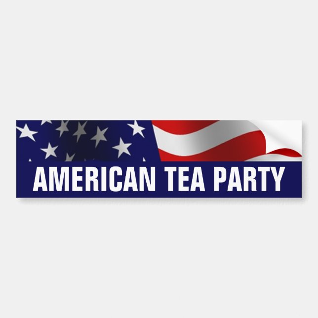 Adesivo Para Carro Partido do Tea Americano (Frente)
