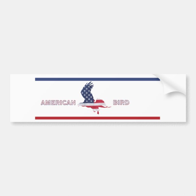 ADESIVO PARA CARRO PÁSSARO AMERICANO (Frente)