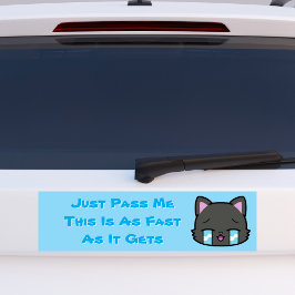 Adesivo Para Carro Passe-me, isto é tão rápido quanto ganha