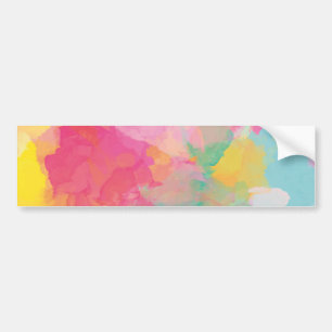 Adesivo Para Carro Pastel de Aquarelas