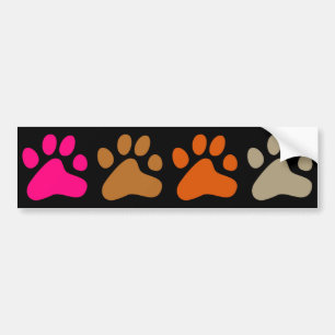 Adesivo Para Carro Patas coloridas
