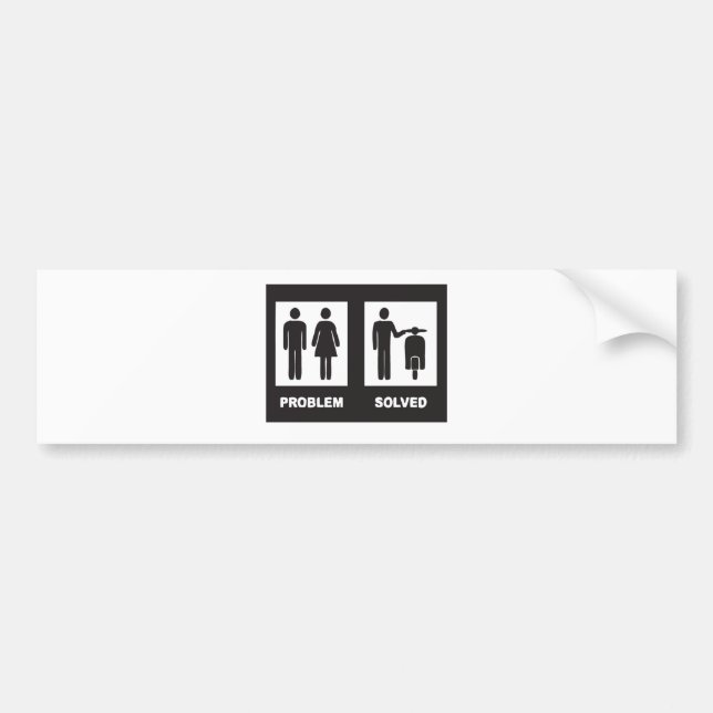 Adesivo Para Carro Patinete engraçado (Frente)