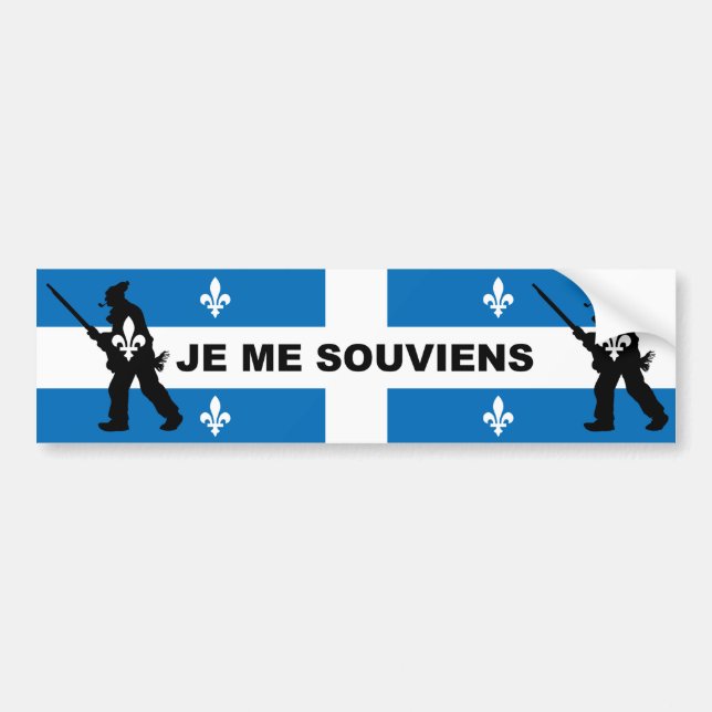 Adesivo Para Carro Patriotas 1837 MIM ME RECORDA (QUEBEQUE) (Frente)
