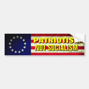 Adesivo Para Carro Patriotismo não socialismo