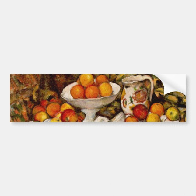 Adesivo Para Carro Paul Cezanne Apple Orangismo Impressionismo (Frente)