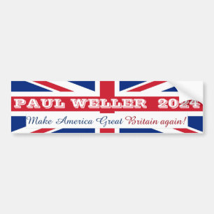 Adesivo Para Carro Paul Weller 2024 Bumper Sticker