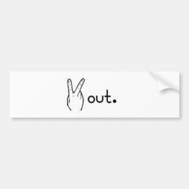 Adesivo Para Carro paz (Frente)
