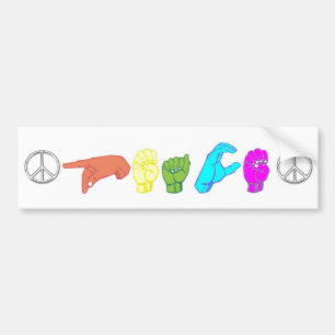 Adesivo Para Carro Paz