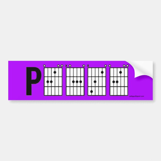 Adesivo Para Carro paz (Frente)