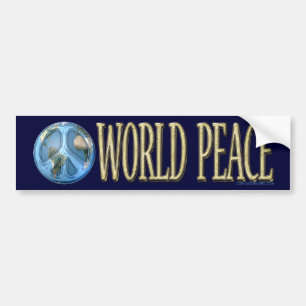 Adesivo Para Carro Paz de mundo