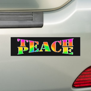 Adesivo Para Carro Paz de Teach