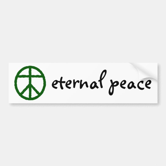 Adesivo Para Carro Paz eterno (Frente)