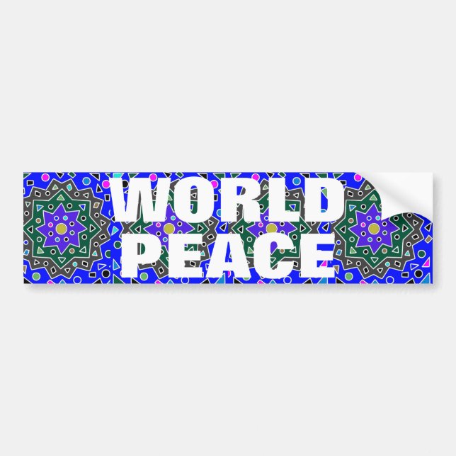 ADESIVO PARA CARRO PAZ MUNDIAL (Frente)