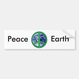 Adesivo Para Carro Paz na terra, verde