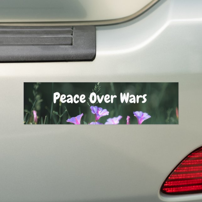 Adesivo Para Carro Paz Sobre Guerras (No carro)