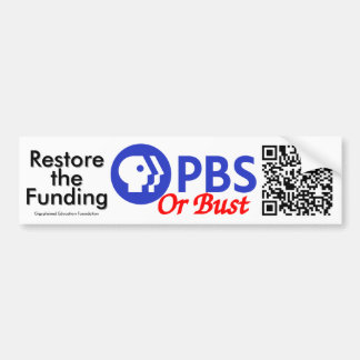 Adesivo Para Carro PBS ou Bust Bumper Sticker