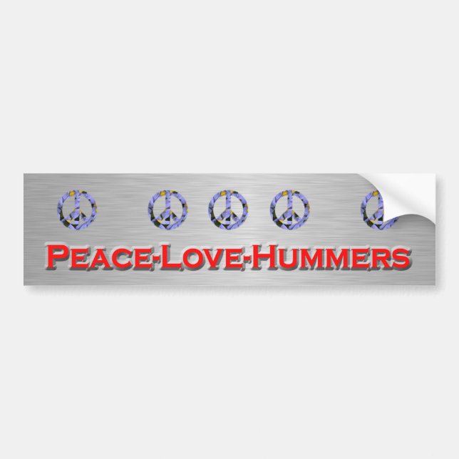 Adesivo Para Carro Peace-Love_Hummers (Frente)